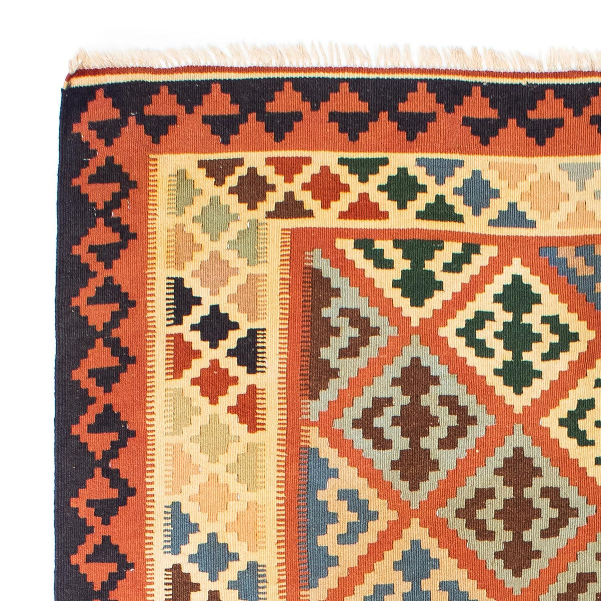 Kelim Rug - Oriental - 208 x 157 cm - rust