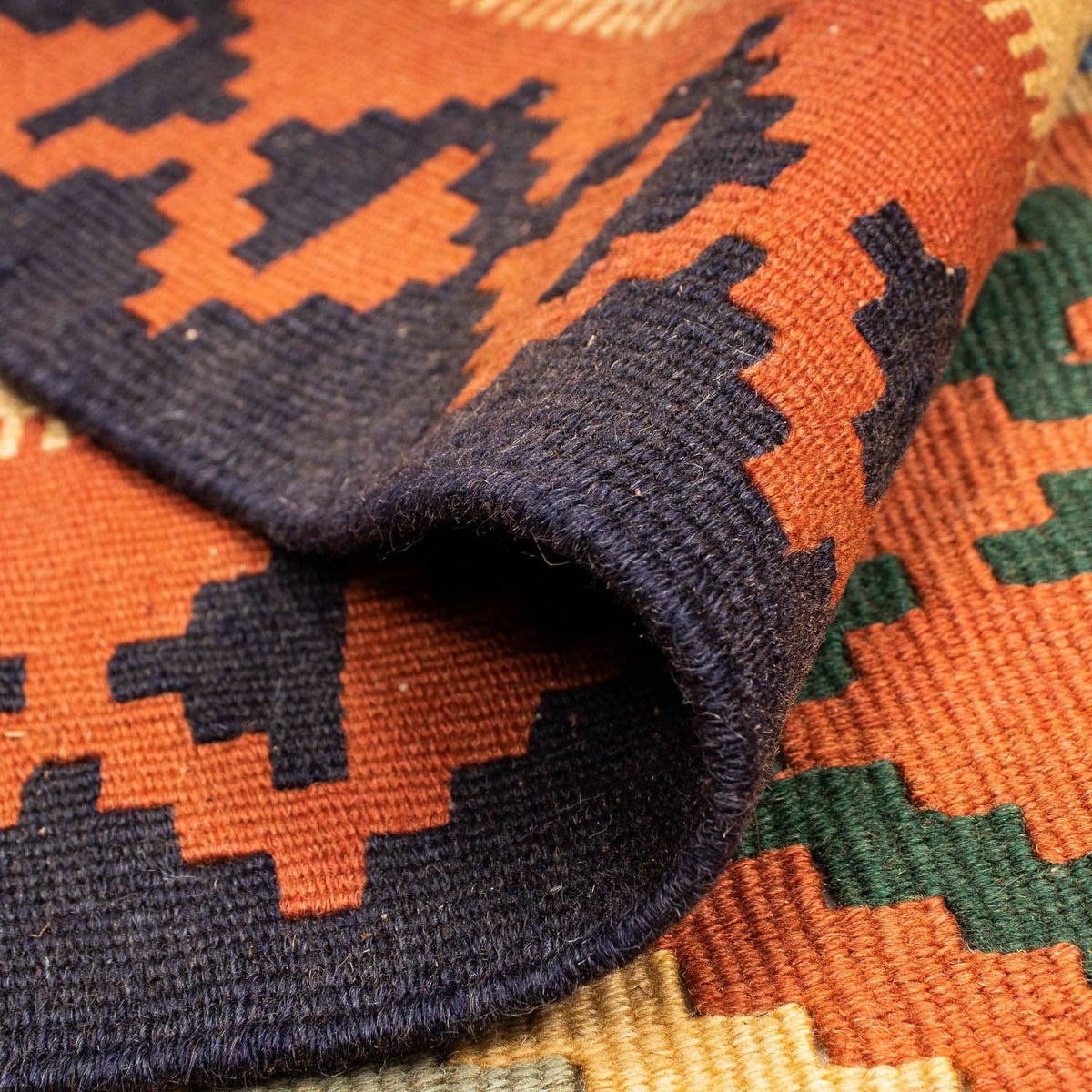 Kelim Rug - Oriental - 208 x 157 cm - rust