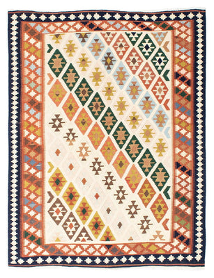 Kelim Rug - Oriental - 203 x 155 cm - beige
