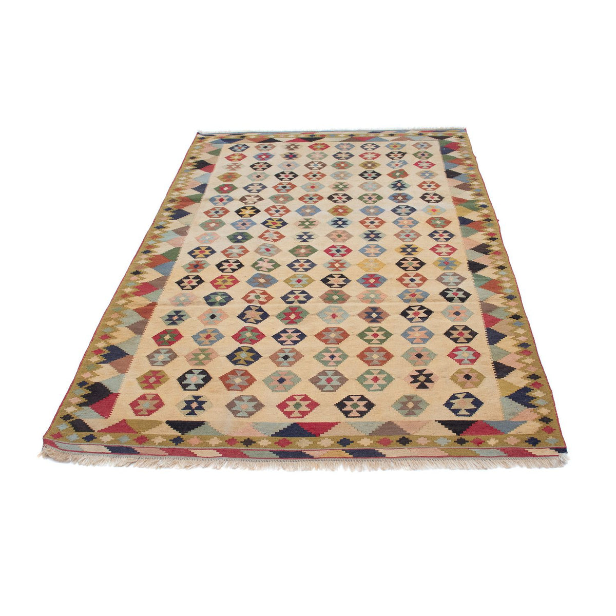 Kelim Rug - Oriental - 216 x 127 cm - beige