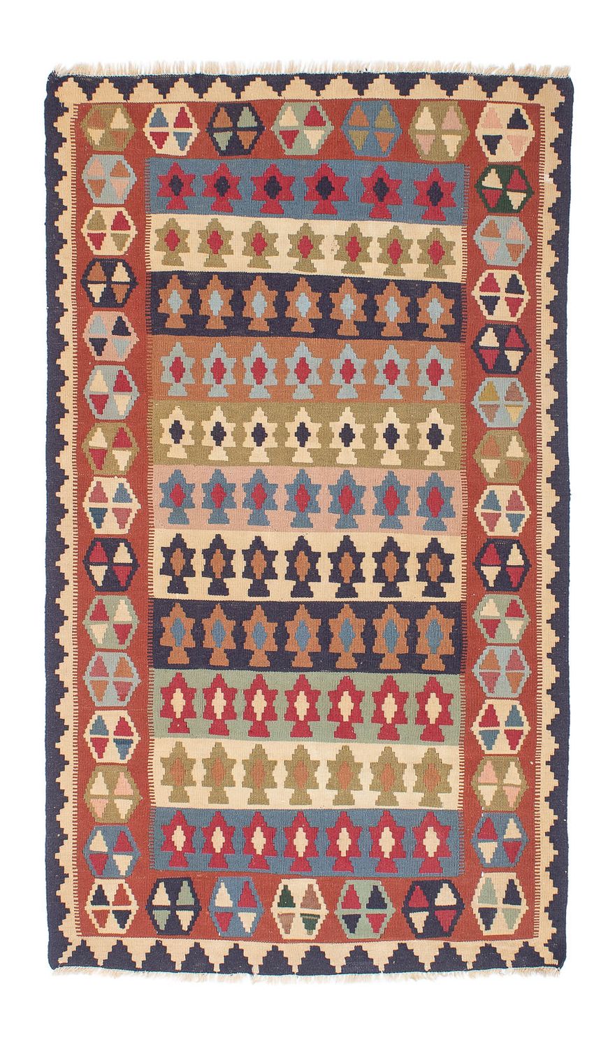 Kelim Rug - Oriental - 194 x 114 cm - multicolored