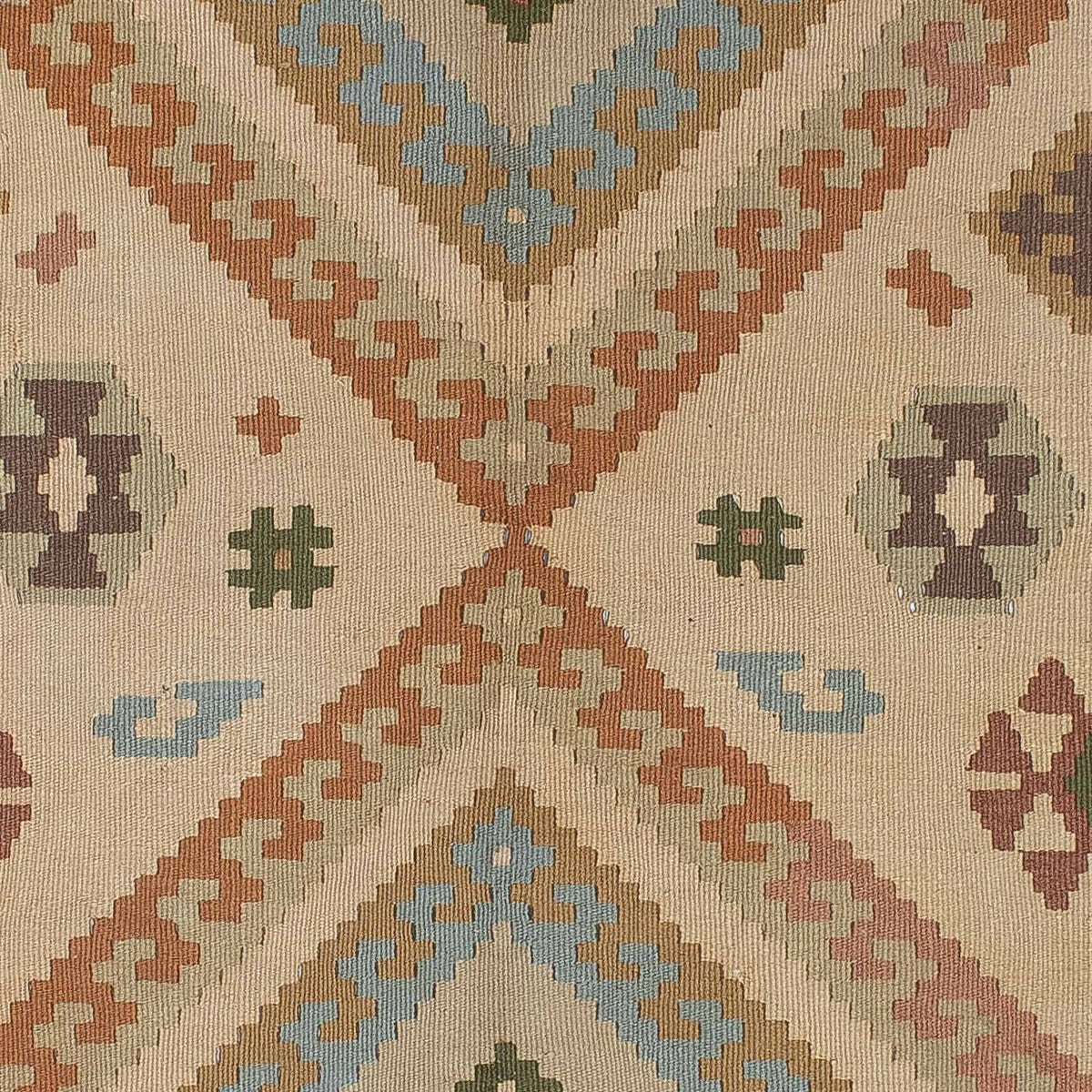 Kelim Rug - Oriental - 187 x 152 cm - light brown