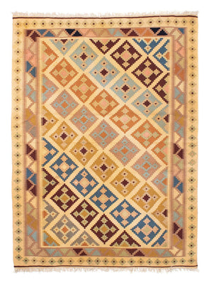 Kelim Rug - Oriental - 190 x 142 cm - light brown