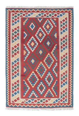 Kelim Rug - Oriental - 186 x 125 cm - dark red