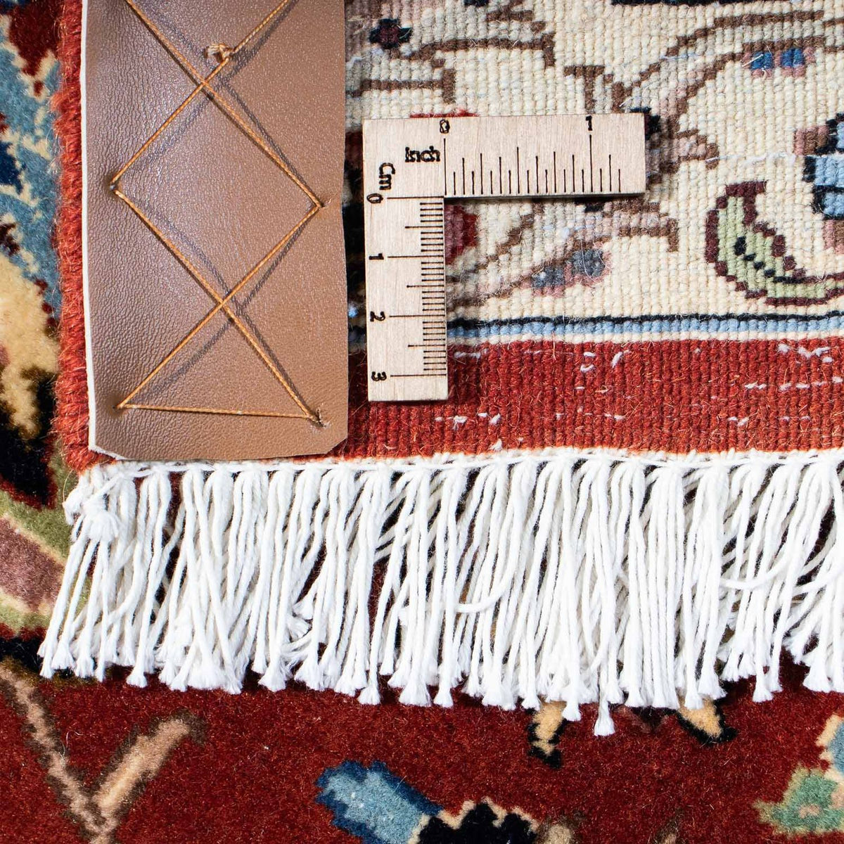 Perser Rug - Ghom - 232 x 180 cm - dark red