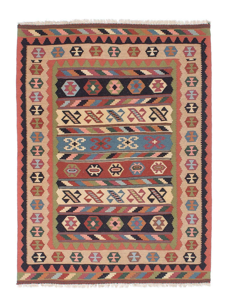 Kelim Rug - Oriental - 144 x 105 cm - multicolored