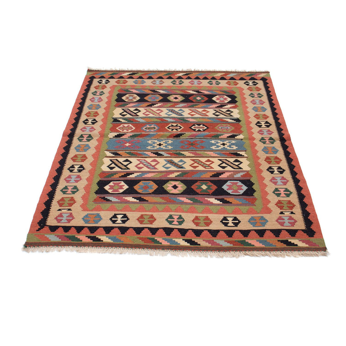 Kelim Rug - Oriental - 144 x 105 cm - multicolored