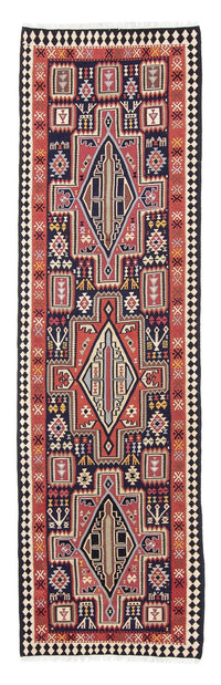 Runner Kelim Rug - Oriental - 382 x 102 cm - multicolored