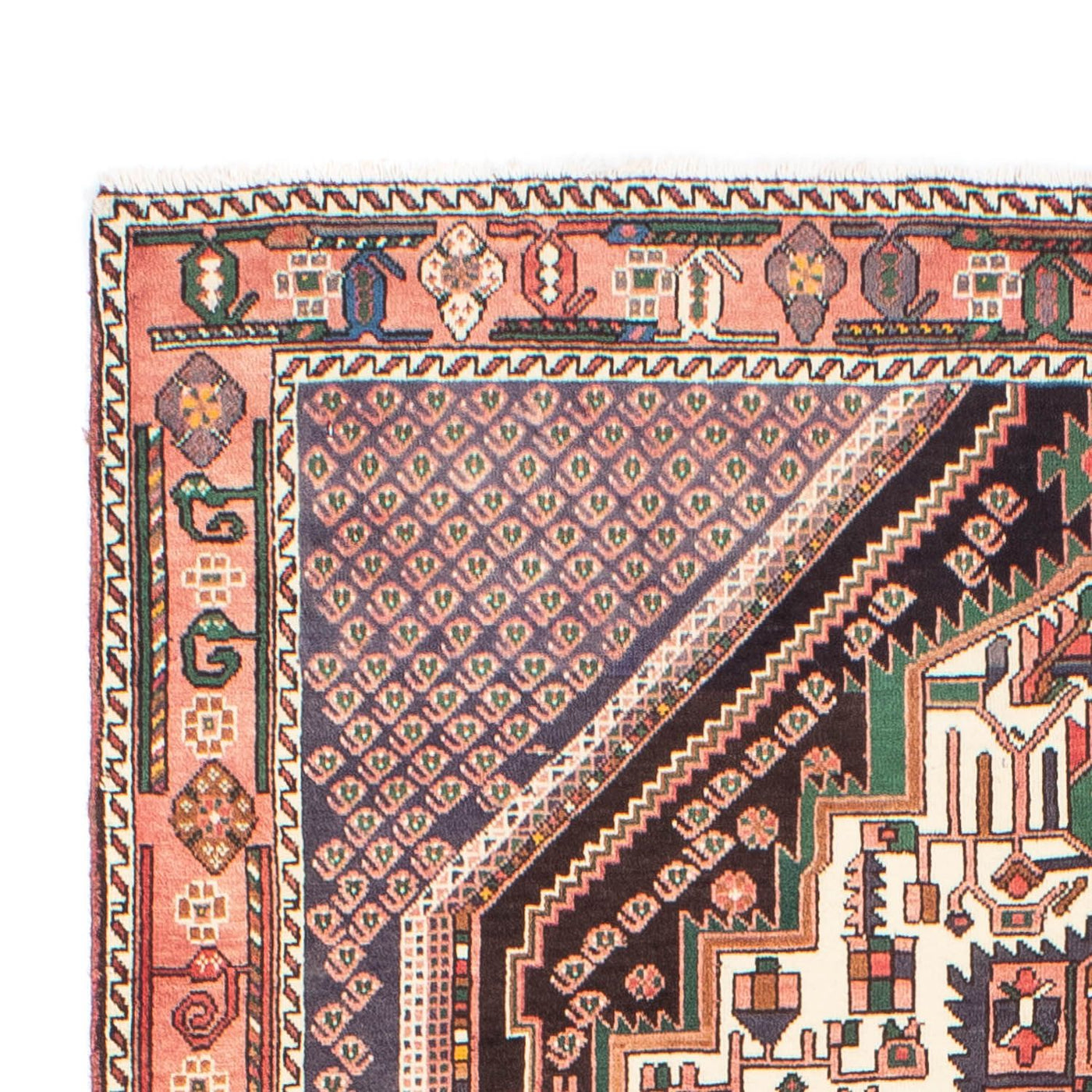 Afshar Sirjan Teppich 199x133cm - Perserteppich