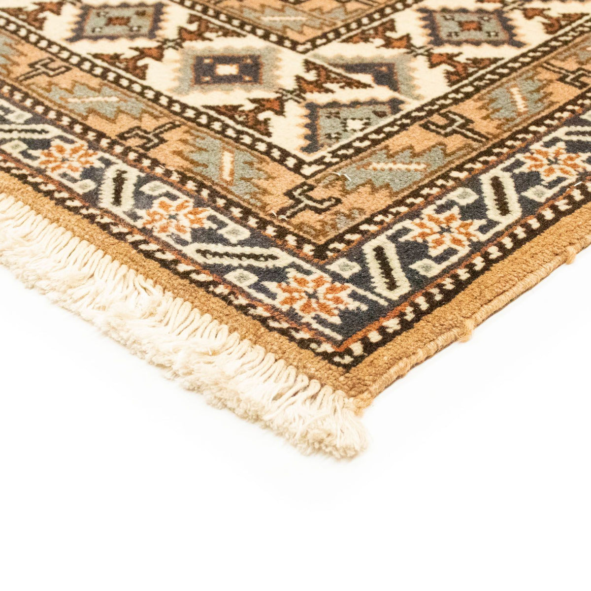 Perser Rug - Nomadic - 197 x 144 cm - light brown
