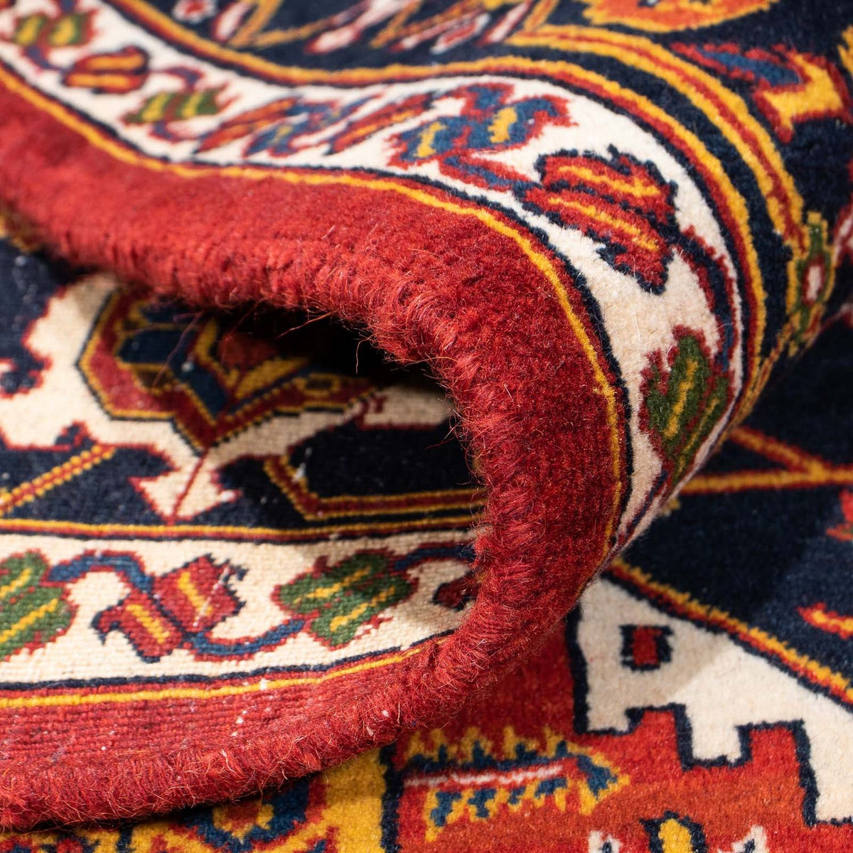 Gabbeh Rug - Kashkuli Perser - 200 x 180 cm - dark red