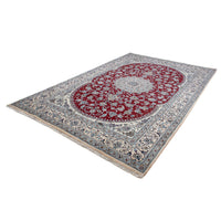 Perser Rug - Nain - 297 x 190 cm - dark red