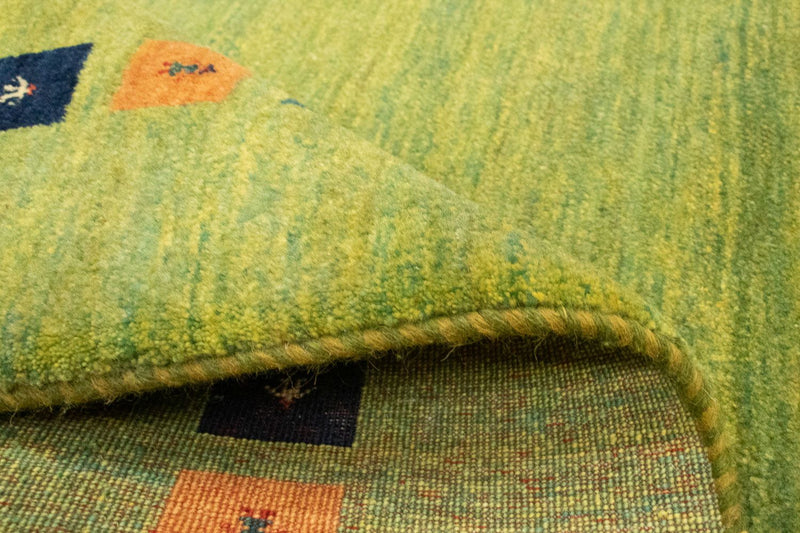 Gabbeh Rug - Loribaft Perser - 154 x 107 cm - green