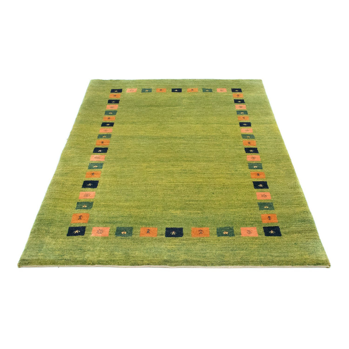 Gabbeh Rug - Loribaft Perser - 154 x 107 cm - green
