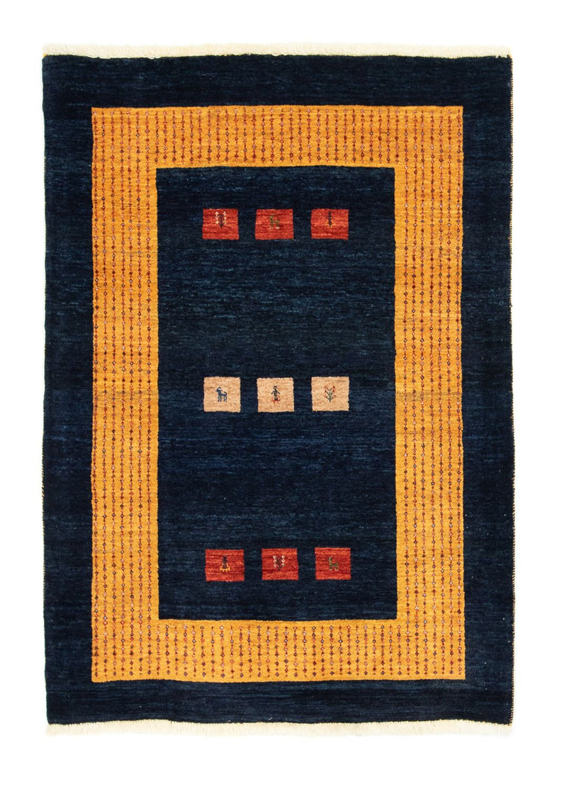Gabbeh Rug - Loribaft Perser - 152 x 105 cm - dark blue