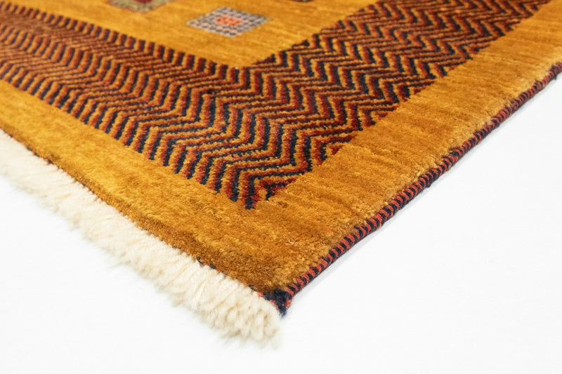 Gabbeh Rug - Loribaft Perser - 150 x 102 cm - gold