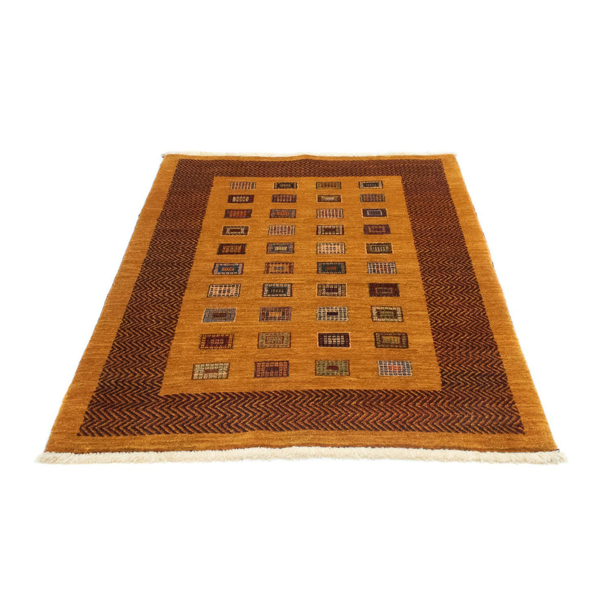 Gabbeh Rug - Loribaft Perser - 150 x 102 cm - gold