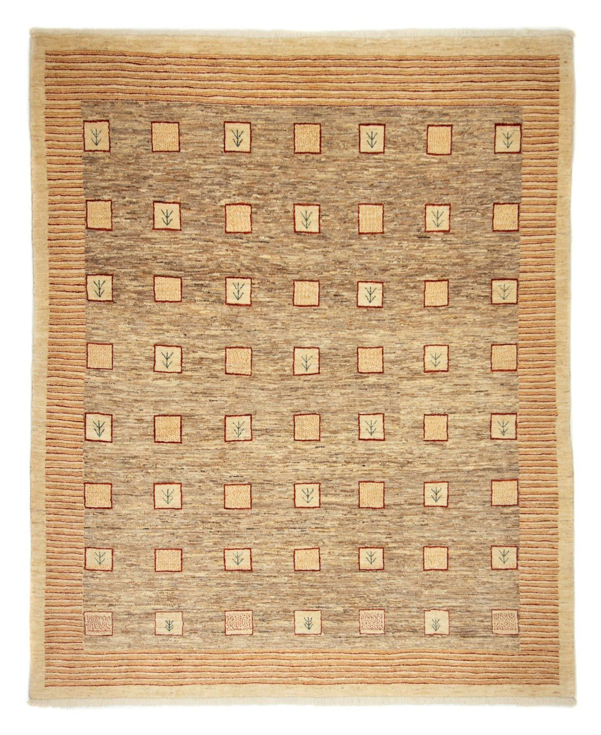 Gabbeh Rug - Loribaft Perser - 240 x 197 cm - beige