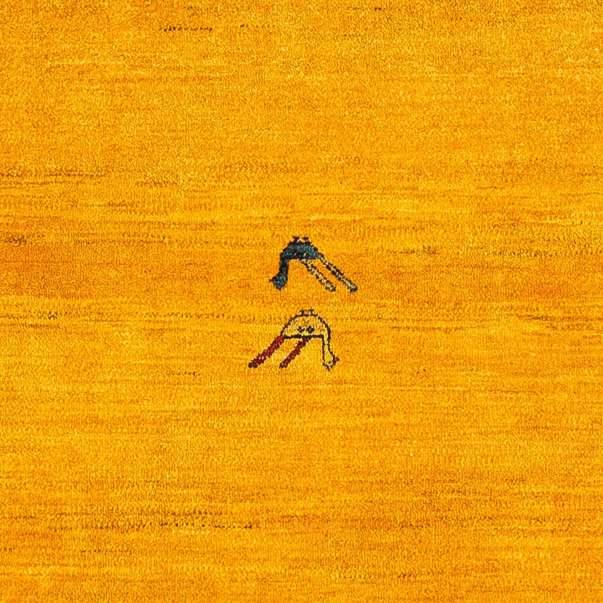 Gabbeh Rug - Loribaft Perser - 143 x 109 cm - gold