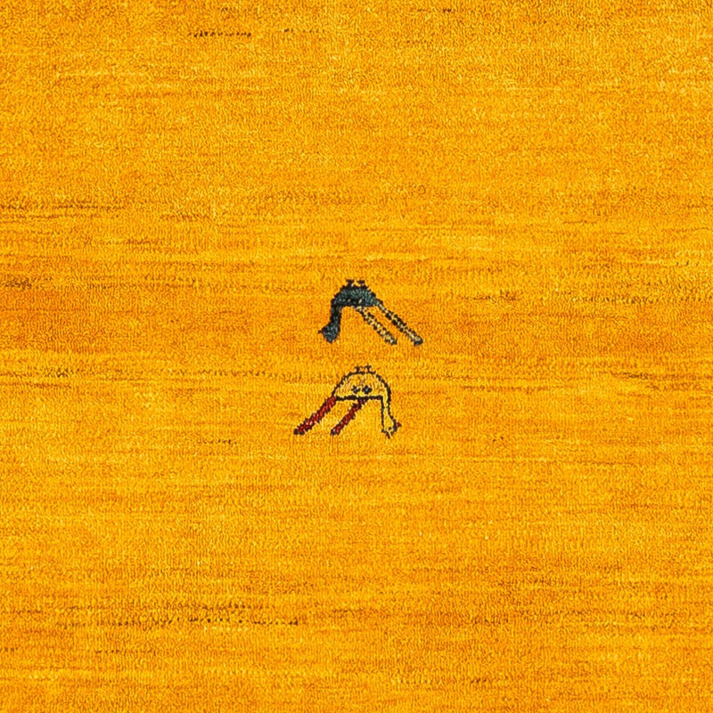 Gabbeh Rug - Loribaft Perser - 143 x 109 cm - gold