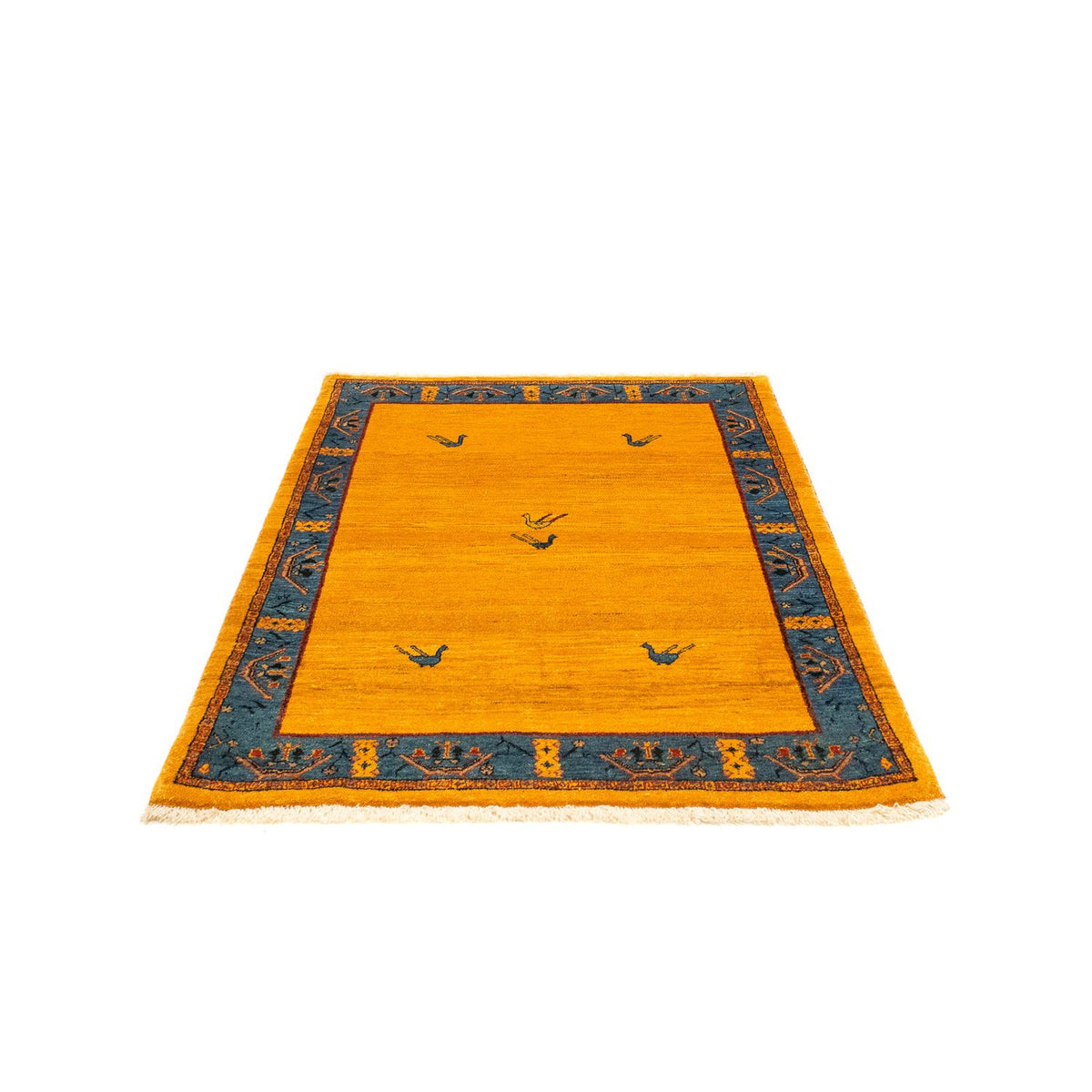 Gabbeh Rug - Loribaft Perser - 143 x 109 cm - gold