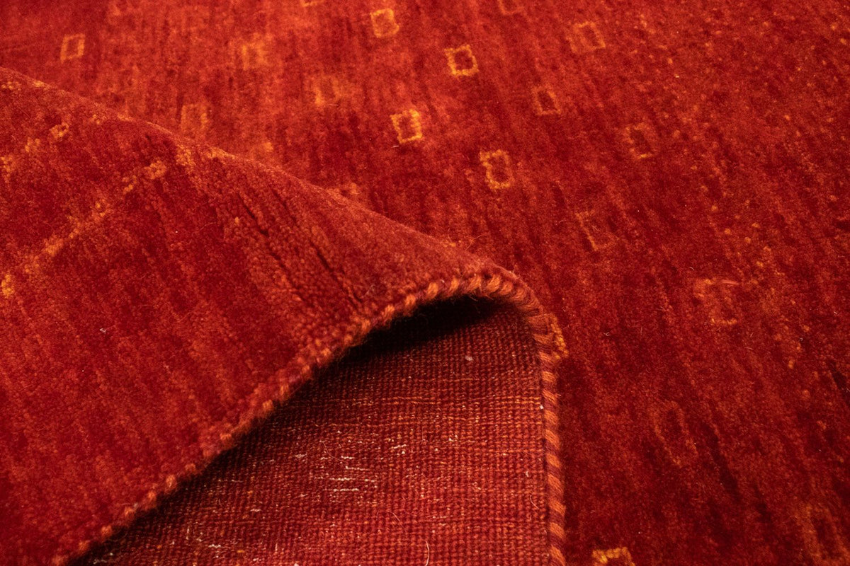 Runner Gabbeh Rug - Loribaft Perser - 307 x 80 cm - red