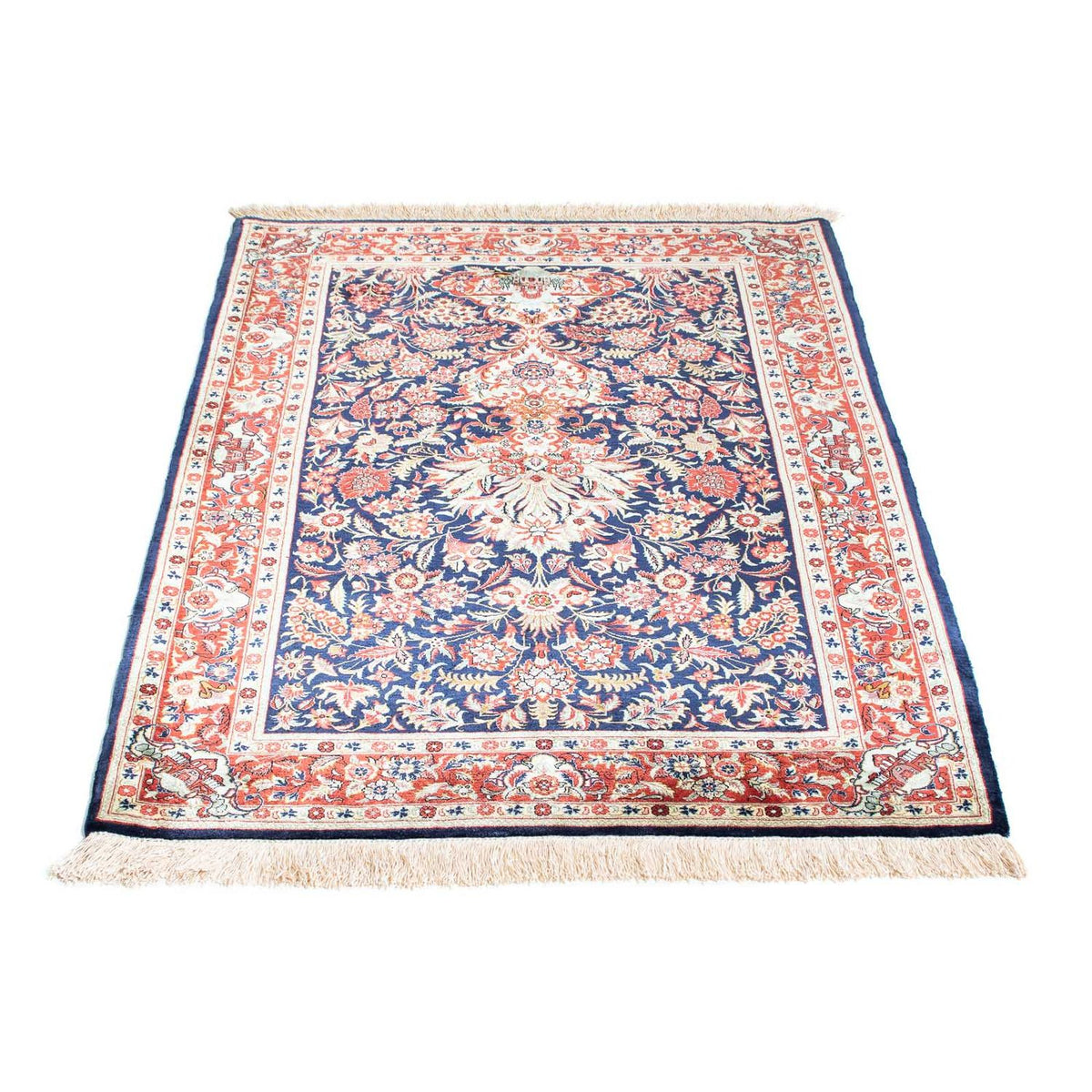 Perser Rug - Ghom - 121 x 84 cm - dark blue
