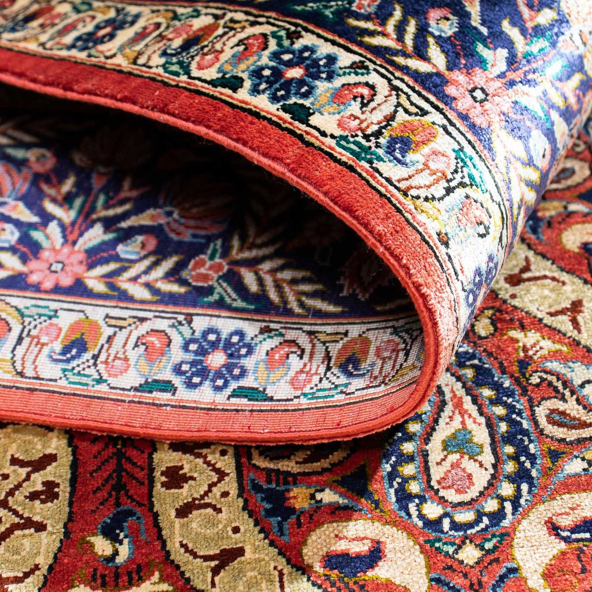 Perser Rug - Ghom - 150 x 98 cm - red