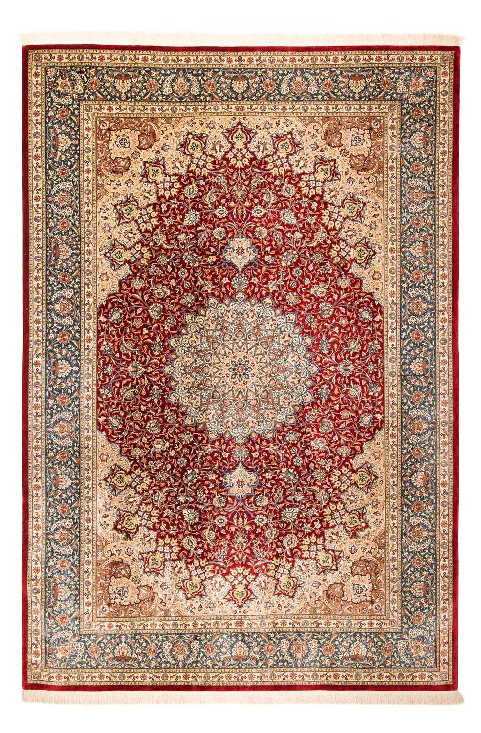 Perser Rug - Ghom - 296 x 198 cm - dark red