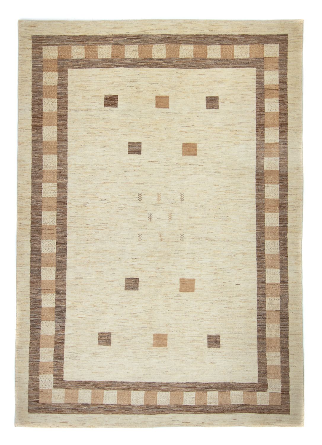 Gabbeh Rug - Loribaft Perser - 286 x 202 cm - beige