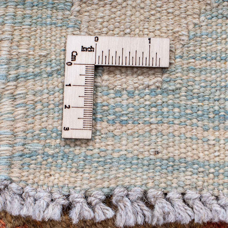 Runner Kelim Rug - Splash - 200 x 60 cm - rust