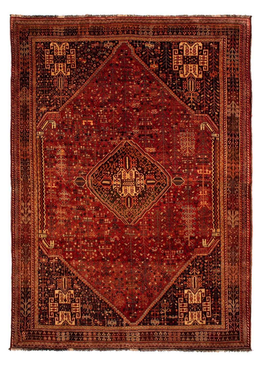 Perser Rug - Nomadic - 288 x 210 cm - dark red