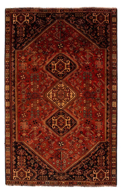 Perser Rug - Nomadic - 290 x 185 cm - dark red