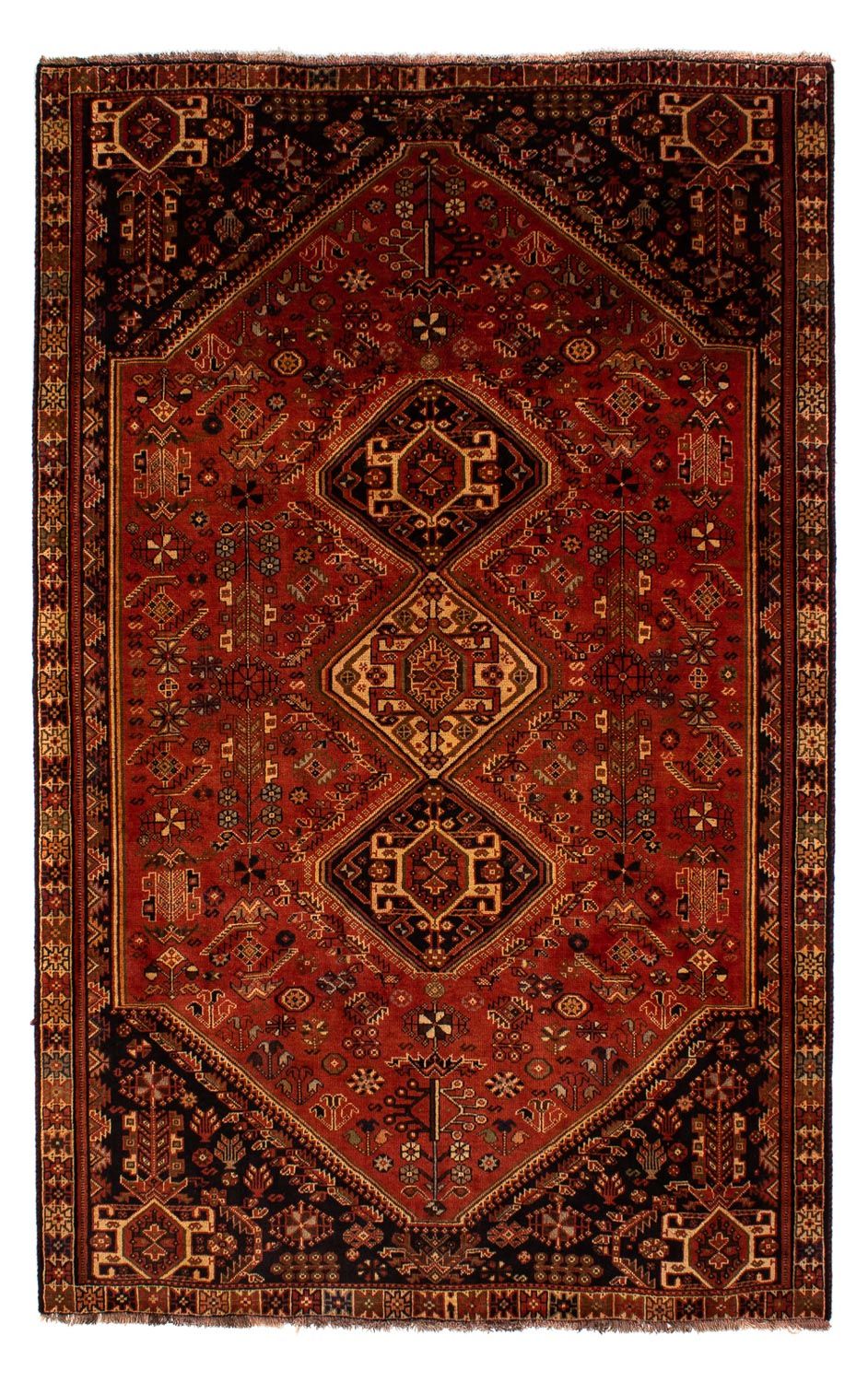 Perser Rug - Nomadic - 290 x 185 cm - dark red