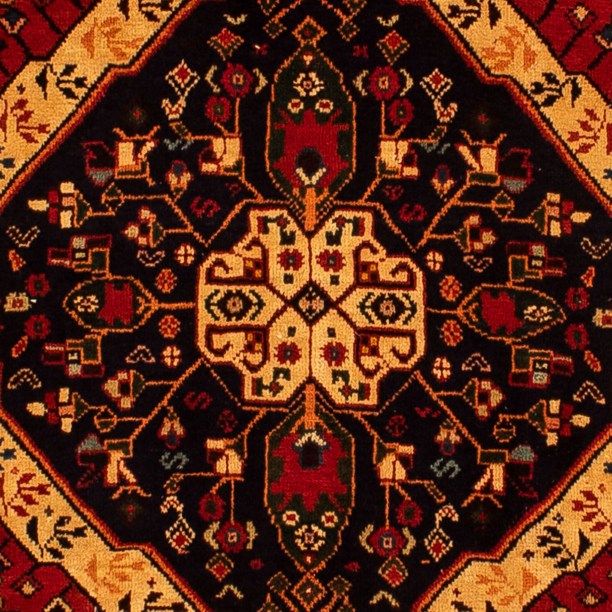 Perser Rug - Nomadic - 302 x 208 cm - dark red