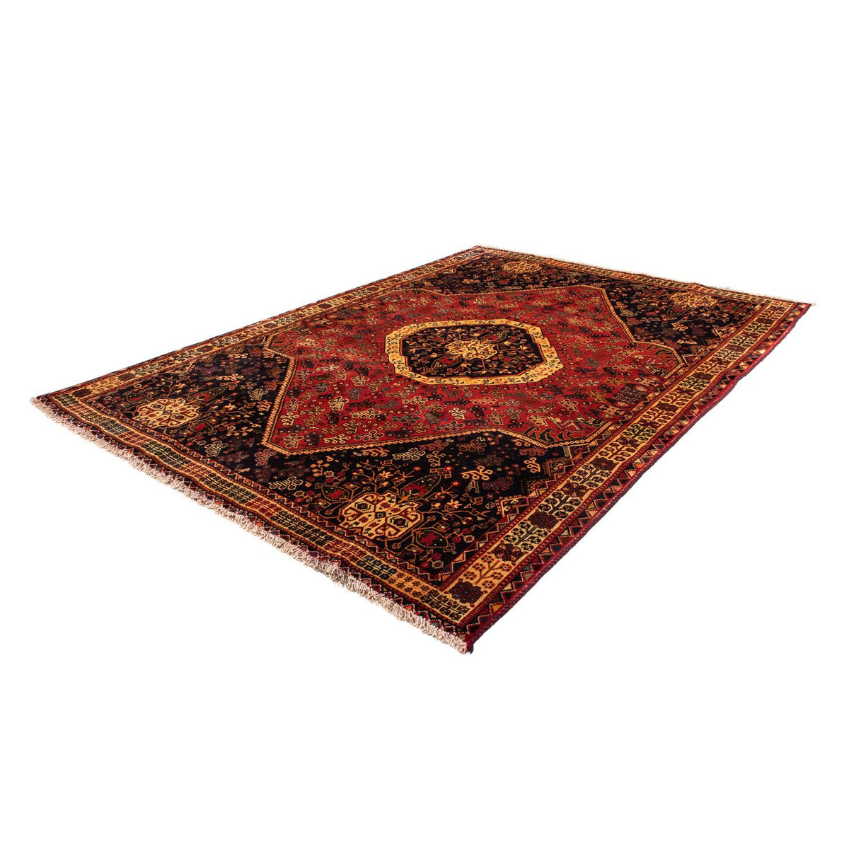 Perser Rug - Nomadic - 302 x 208 cm - dark red