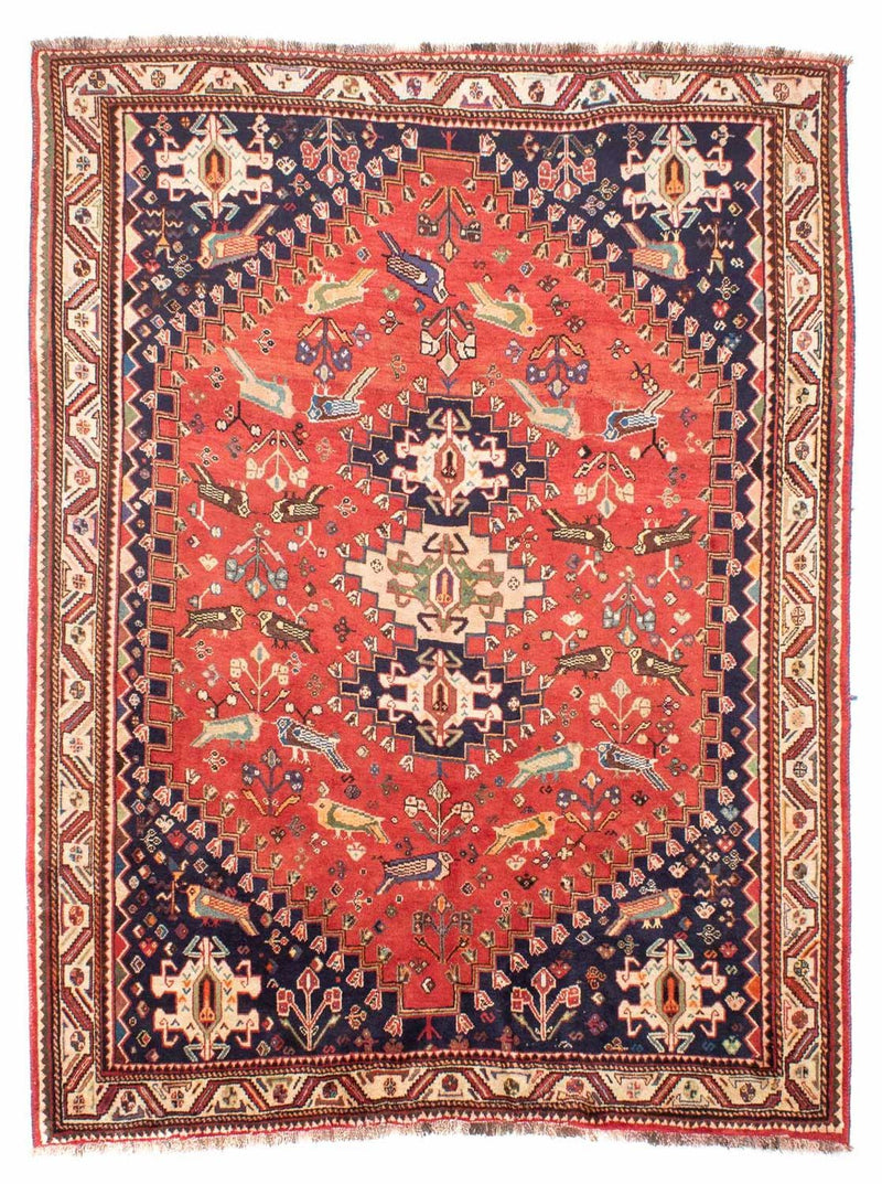 Perser Rug - Nomadic - 257 x 205 cm - red