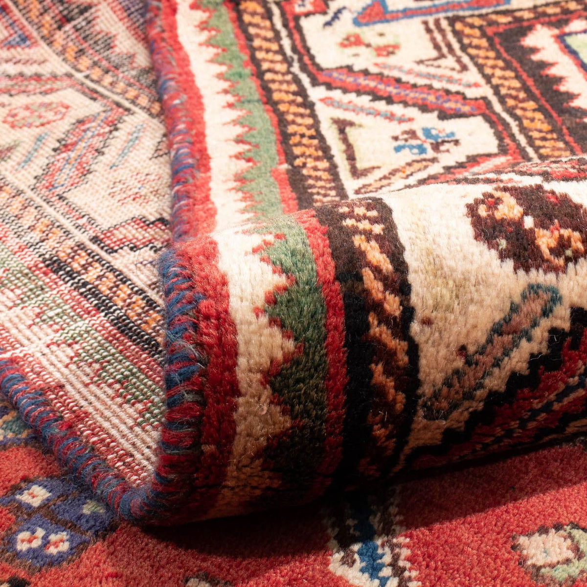 Perser Rug - Nomadic - 257 x 205 cm - red