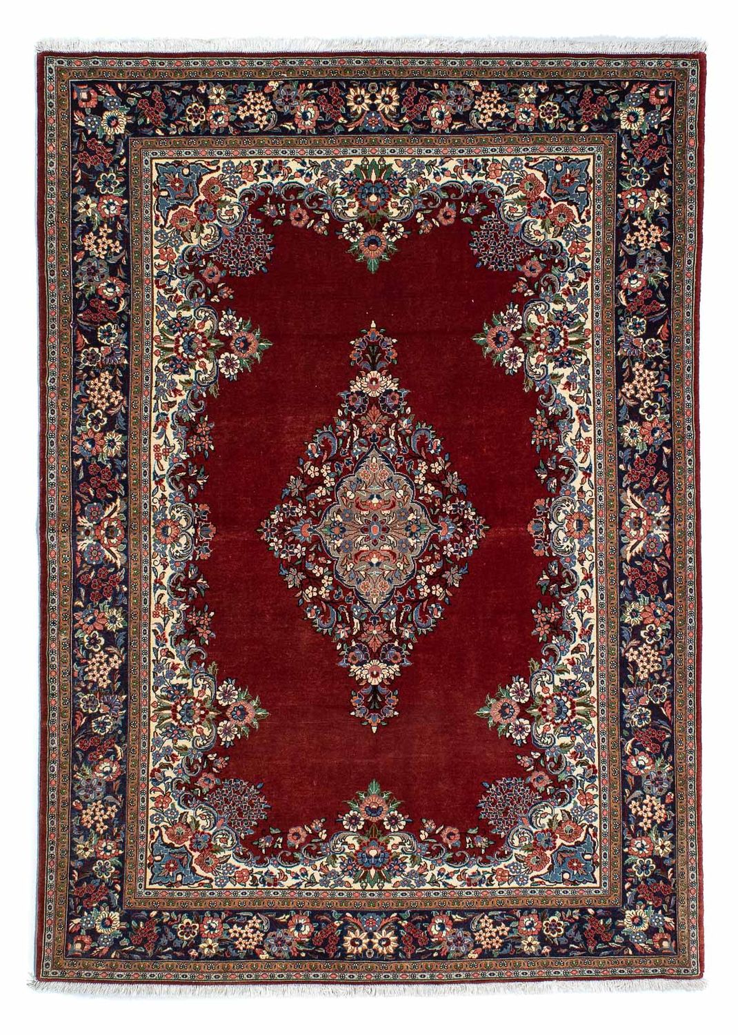 Perser Rug - Ghom - 190 x 130 cm - red
