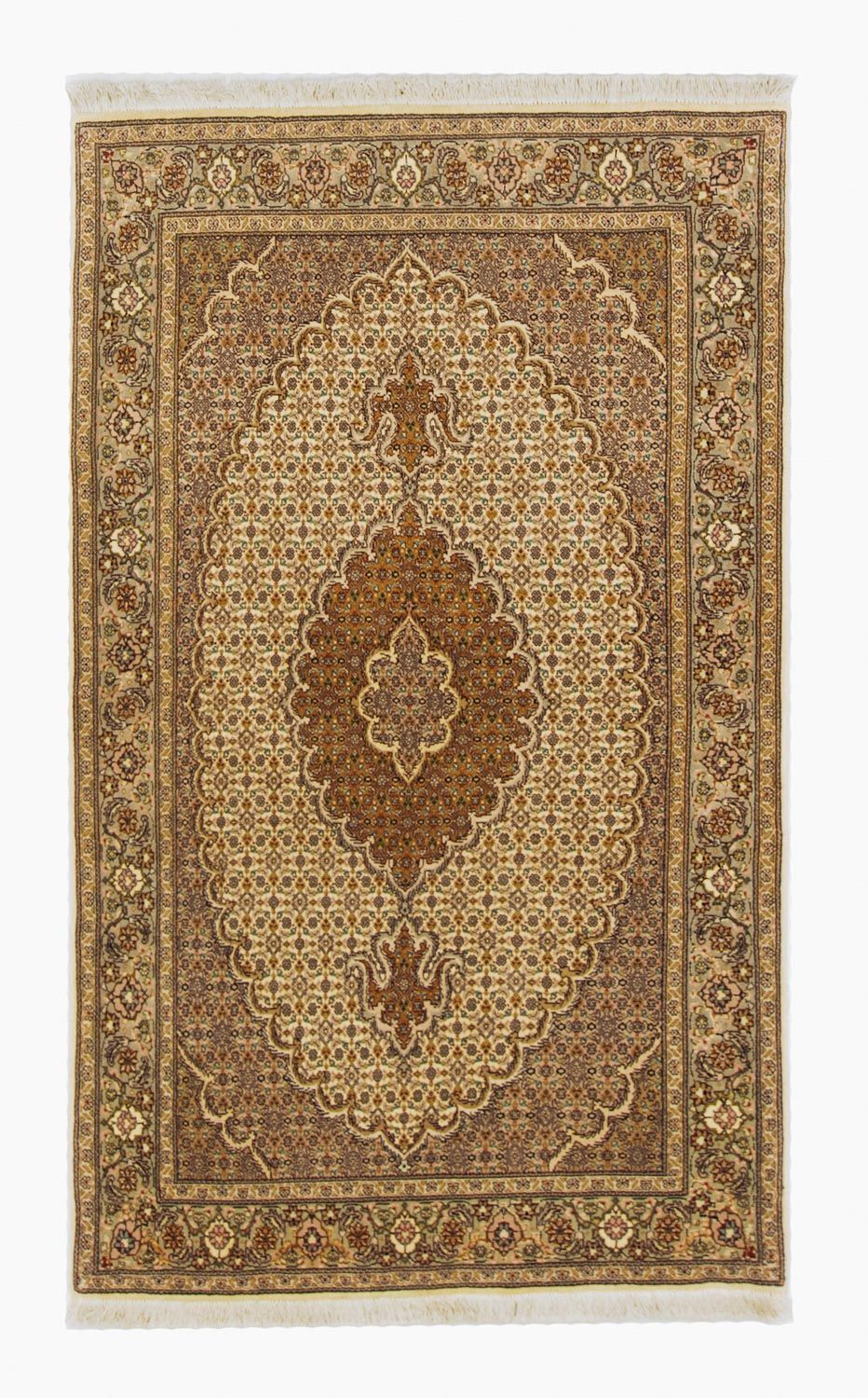 Perser Rug - Tabriz - 163 x 100 cm - dark beige