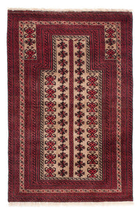 Perser Rug - Nomadic - 135 x 86 cm - dark red