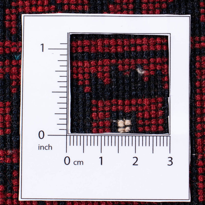 Turkaman Rug - 246 x 157 cm - dark red