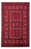 Turkaman Rug - 246 x 159 cm - dark red