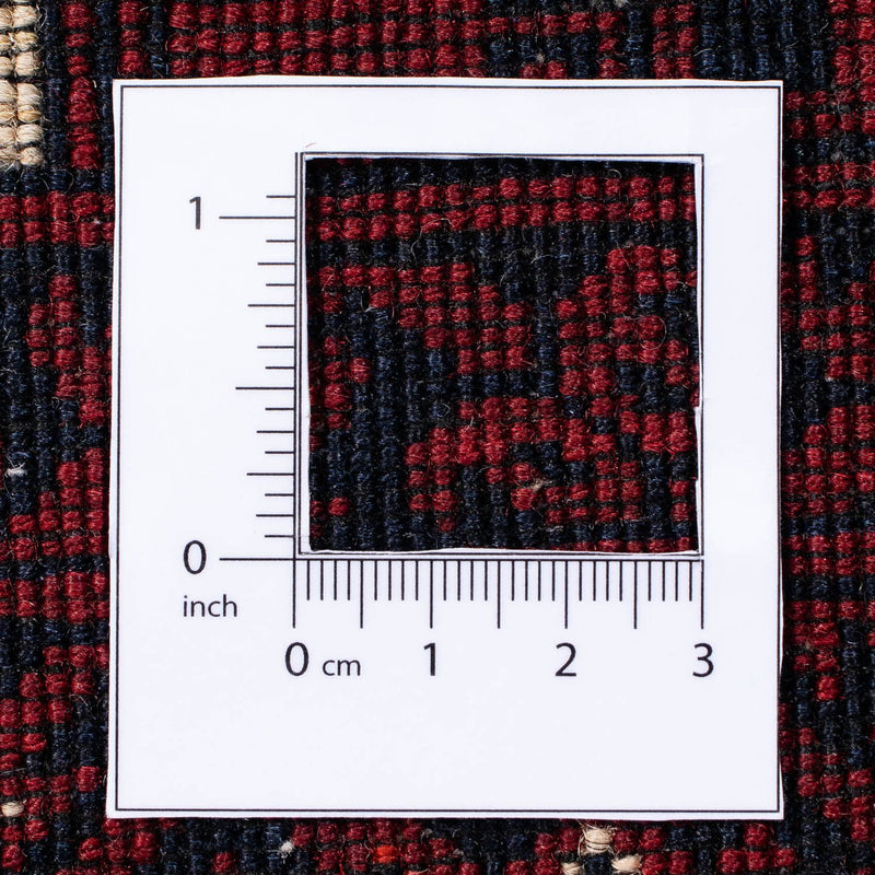 Turkaman Rug - 252 x 160 cm - dark red