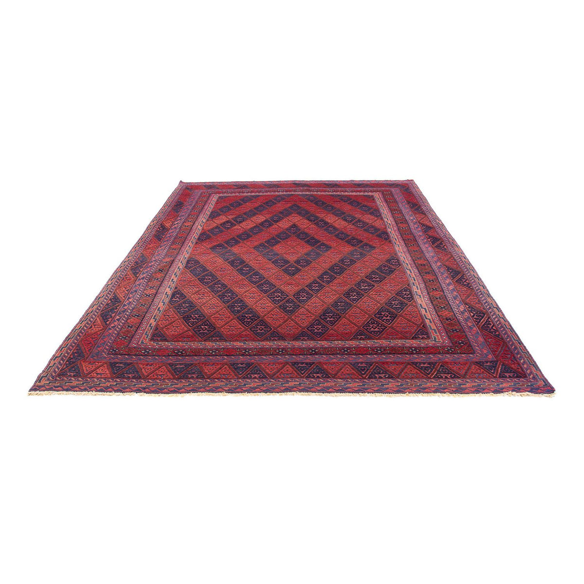 Kelim Rug - Oriental - 279 x 206 cm - dark red