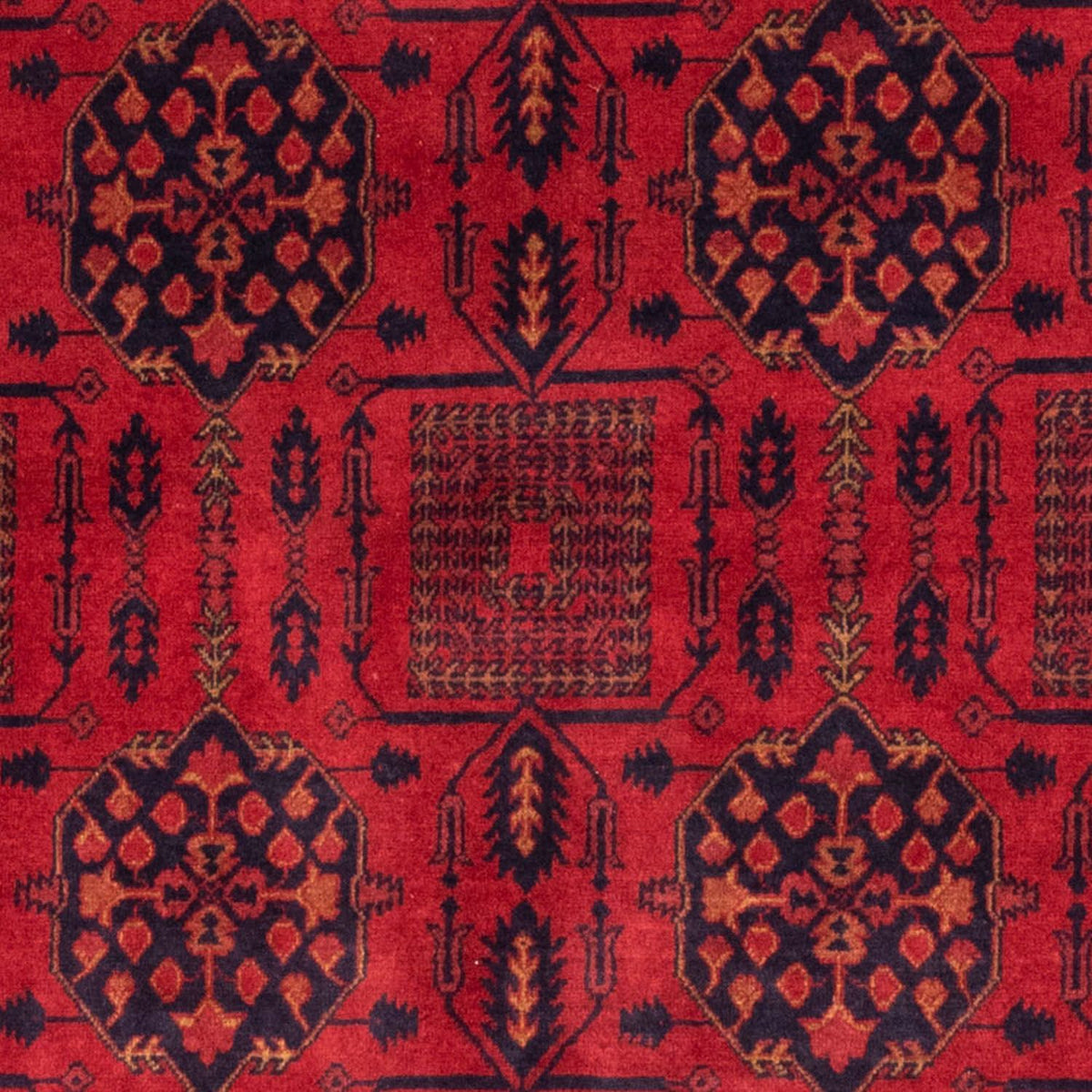 Afghan Rug - Kunduz - 196 x 130 cm - red