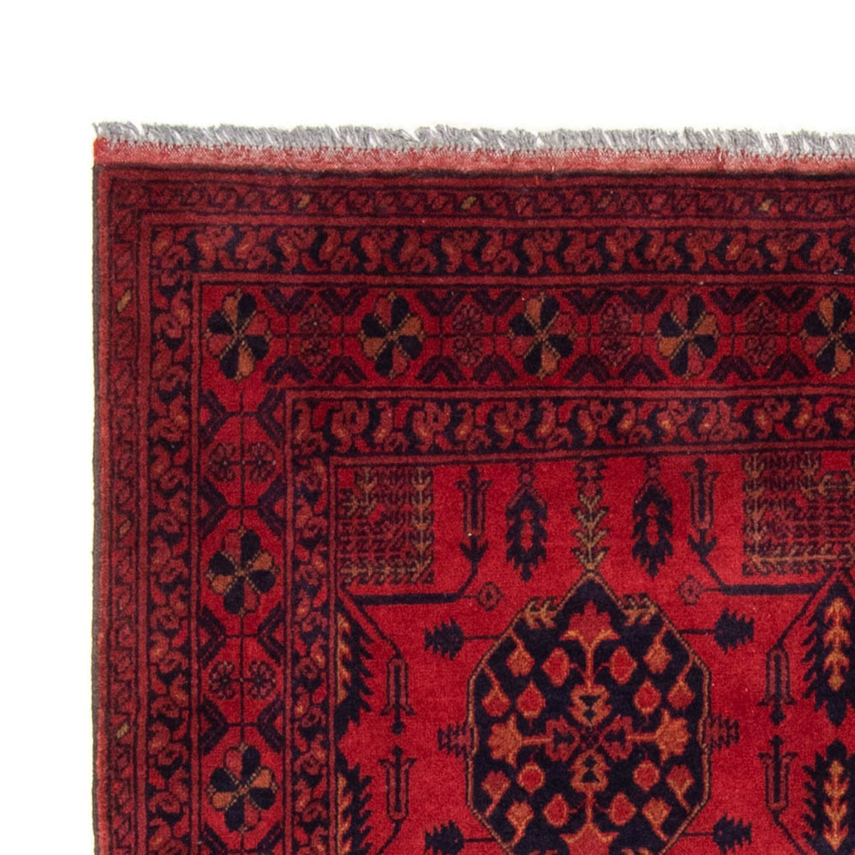 Afghan Rug - Kunduz - 196 x 130 cm - red