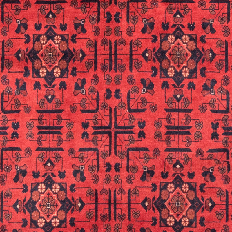 Afghan Rug - Kunduz - 190 x 130 cm - red