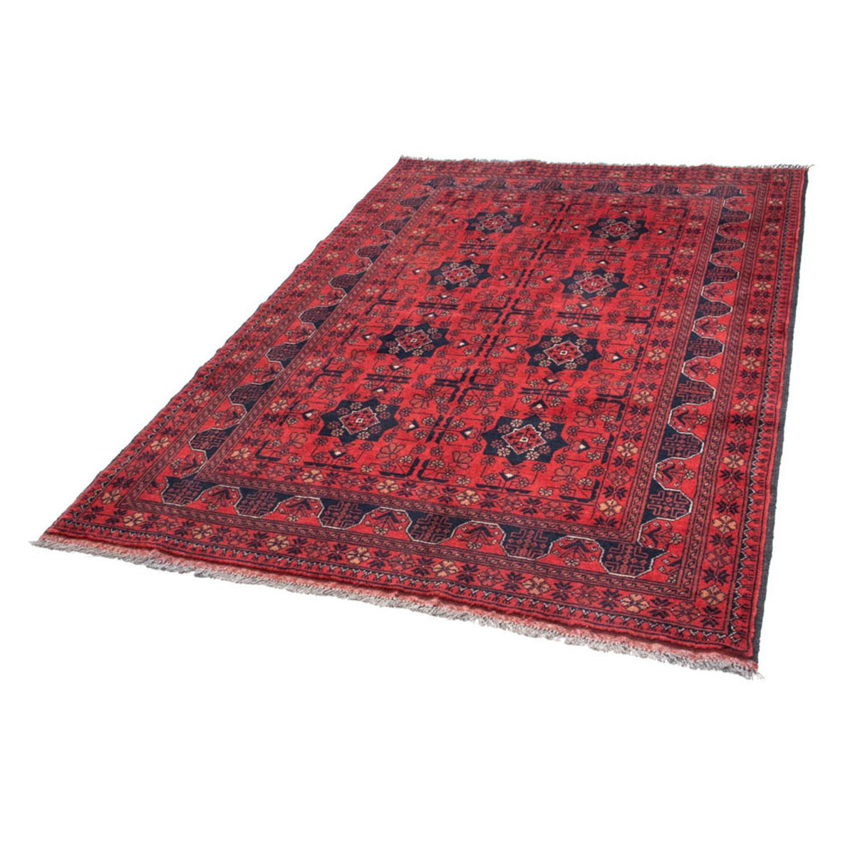 Afghan Rug - Kunduz - 188 x 129 cm - red