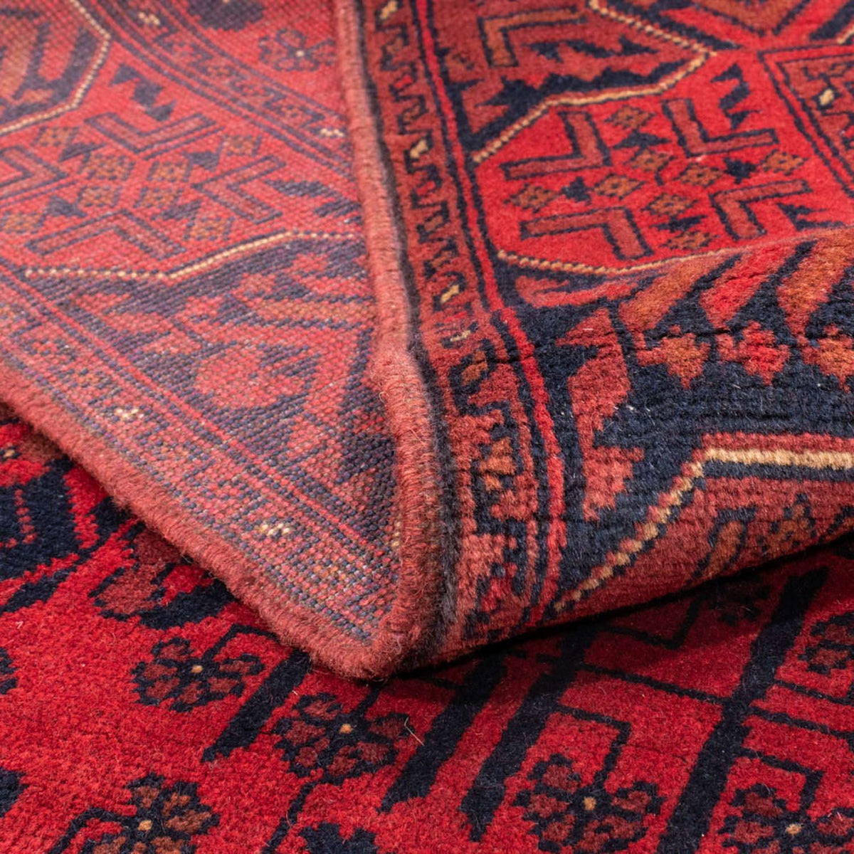 Afghan Rug - Kunduz - 193 x 129 cm - red